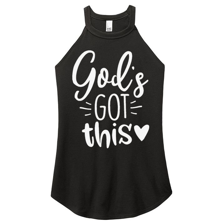Gods Got This Jesus Jesus Women's Perfect Tri Rocker Tank