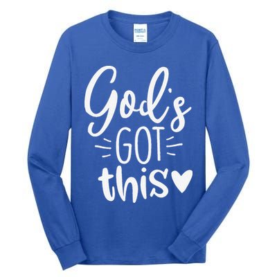 Gods Got This Jesus Jesus Tall Long Sleeve T-Shirt