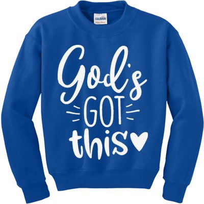 Gods Got This Jesus Jesus Kids Sweatshirt