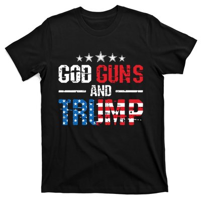 God Guns Trump 2nd Amendment Trump 45 47 T-Shirt