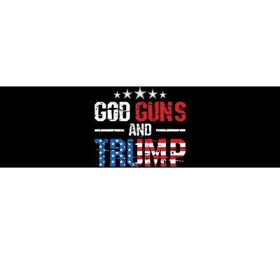 God Guns Trump 2nd Amendment Trump 45 47 Bumper Sticker