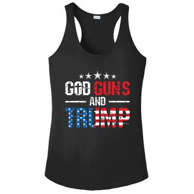 God Guns Trump 2nd Amendment Trump 45 47 Ladies PosiCharge Competitor Racerback Tank