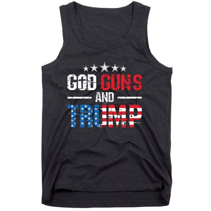 God Guns Trump 2nd Amendment Trump 45 47 Tank Top