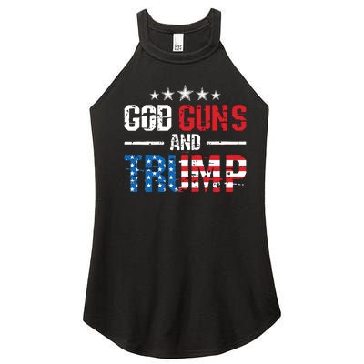 God Guns Trump 2nd Amendment Trump 45 47 Women’s Perfect Tri Rocker Tank