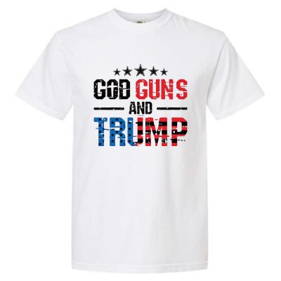 God Guns Trump 2nd Amendment Trump 45 47 Garment-Dyed Heavyweight T-Shirt