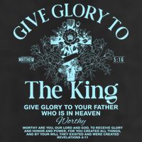 Give Glory To The King Give Glory To Your Father Who Is In Heaven Golf Towel