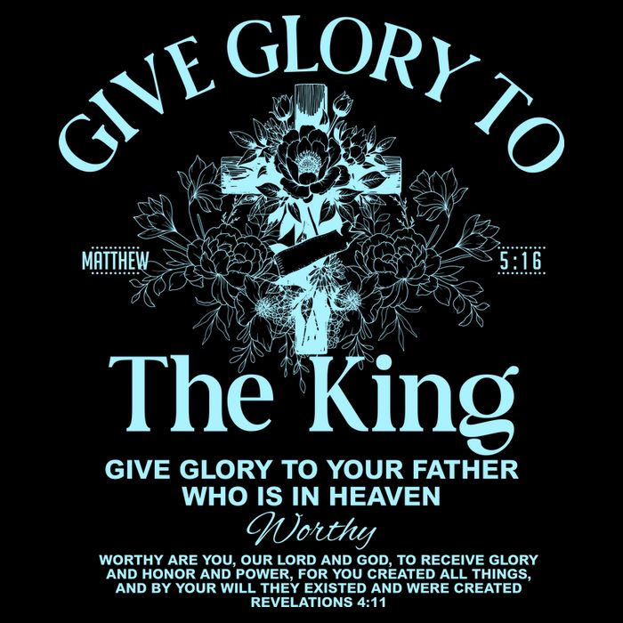 Give Glory To The King Give Glory To Your Father Who Is In Heaven Visor