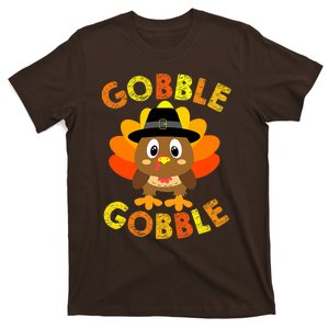 Gobble Gobble Turkey Baby Outfit Thanksgiving Gifts T-Shirt