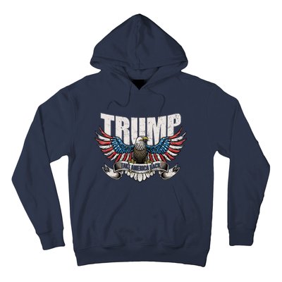 Great Gift Trump 2024 Flag Take America Back Hoodie