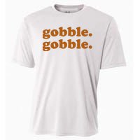 Gobble Gobble Thanksgiving Turkey Holiday Cooling Performance Crew T-Shirt