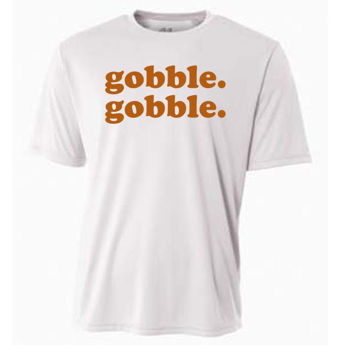 Gobble Gobble Thanksgiving Turkey Holiday Cooling Performance Crew T-Shirt