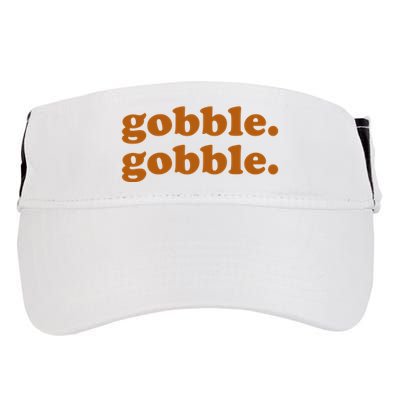 Gobble Gobble Thanksgiving Turkey Holiday Adult Drive Performance Visor