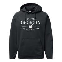 Georgia Georgia Touris Georgia Lover Performance Fleece Hoodie