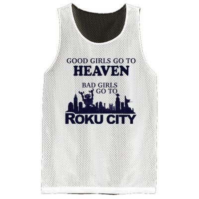 Good Go To Heaven Bad To Roku City Mesh Reversible Basketball Jersey Tank