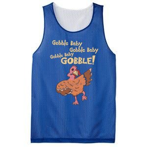 Gobble Gobble Thanksgiving Turkey Gift Mesh Reversible Basketball Jersey Tank