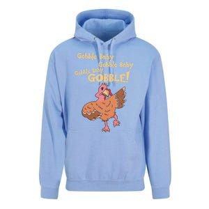 Gobble Gobble Thanksgiving Turkey Gift Unisex Surf Hoodie