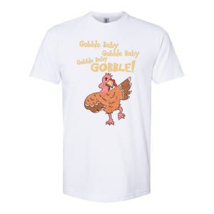 Gobble Gobble Thanksgiving Turkey Gift Softstyle CVC T-Shirt