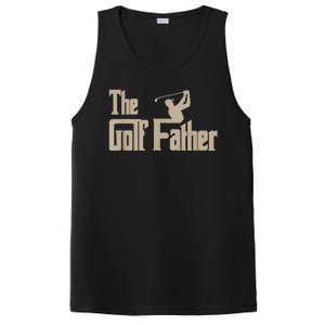 Golf Gifts The Golf Father Men Golfing Tee PosiCharge Competitor Tank