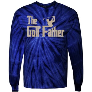 Golf Gifts The Golf Father Men Golfing Tee Tie-Dye Long Sleeve Shirt