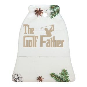 Golf Gifts The Golf Father Men Golfing Tee Ceramic Bell Ornament