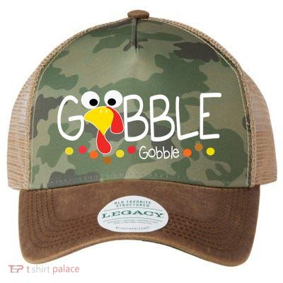 Gobble Gobble Thanksgiving Turkey Festive Legacy Tie Dye Trucker Hat