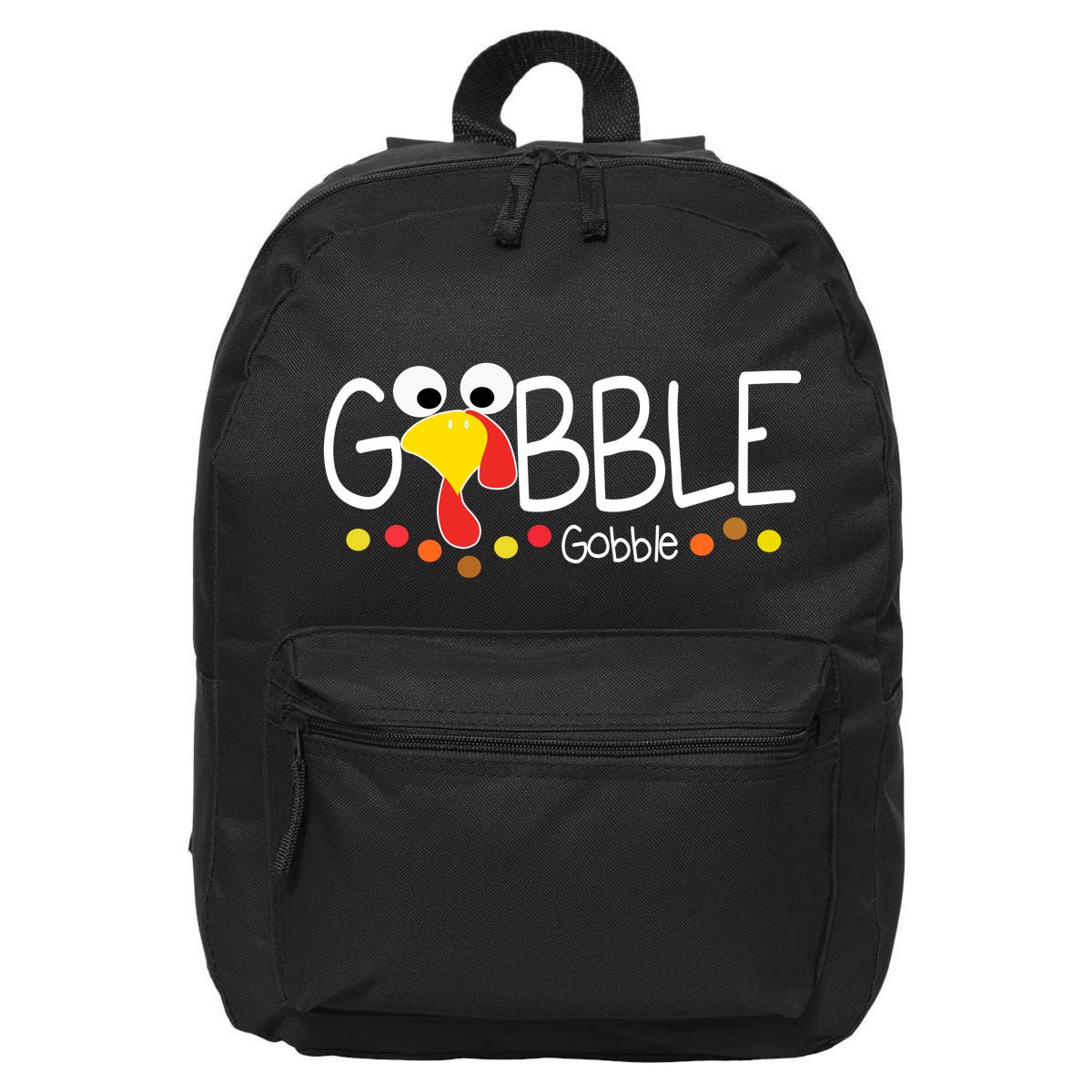 Gobble Gobble Thanksgiving Turkey Festive 16 in Basic Backpack