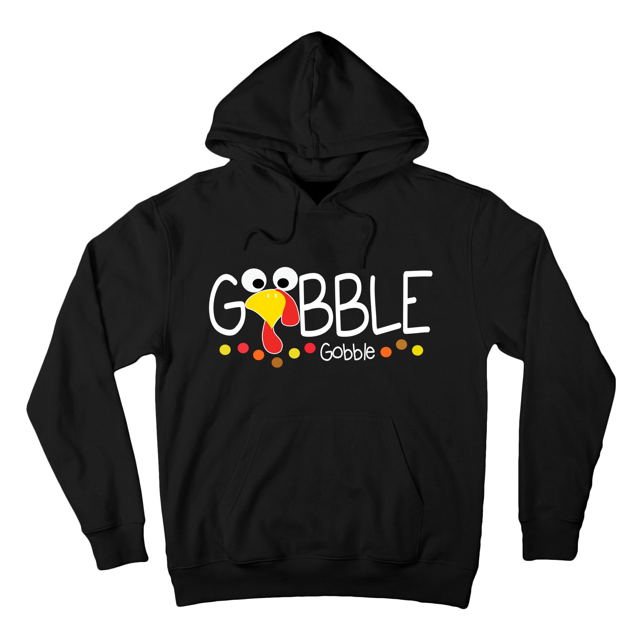 Gobble Gobble Thanksgiving Turkey Festive Tall Hoodie
