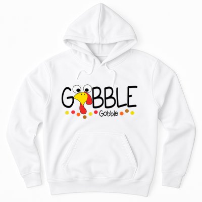 Gobble Gobble Thanksgiving Turkey Festive Hoodie