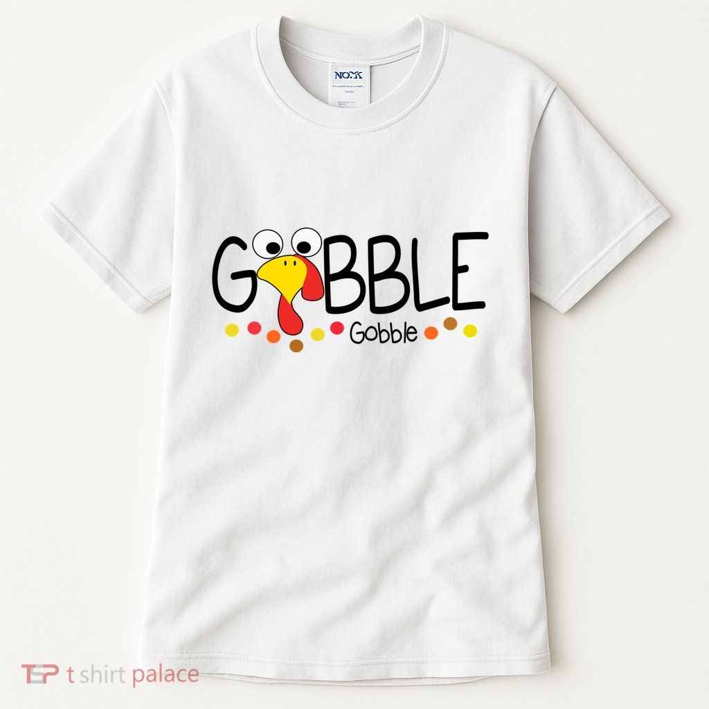 Gobble Gobble Thanksgiving Turkey Festive Tall T-Shirt