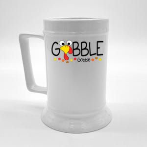 Gobble Gobble Thanksgiving Turkey Festive Beer Stein