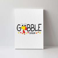 Gobble Gobble Thanksgiving Turkey Festive Canvas