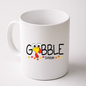 Gobble Gobble Thanksgiving Turkey Festive Coffee Mug