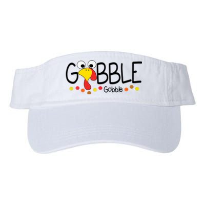 Gobble Gobble Thanksgiving Turkey Festive Valucap Bio-Washed Visor