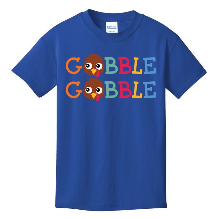 Gobble Gobble Turkey Thanksgiving Gift For Adults Gift Kids T-Shirt