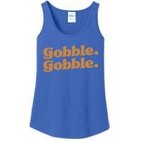 Gobble Gobble Thanksgiving Turkey Run Turkey Day Gift Ladies Essential Tank