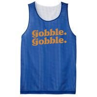 Gobble Gobble Thanksgiving Turkey Run Turkey Day Gift Mesh Reversible Basketball Jersey Tank