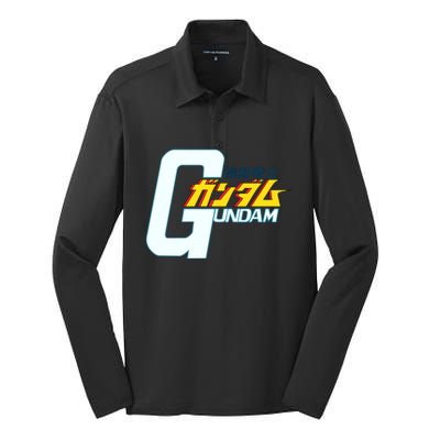 Gundam Silk Touch Performance Long Sleeve Polo