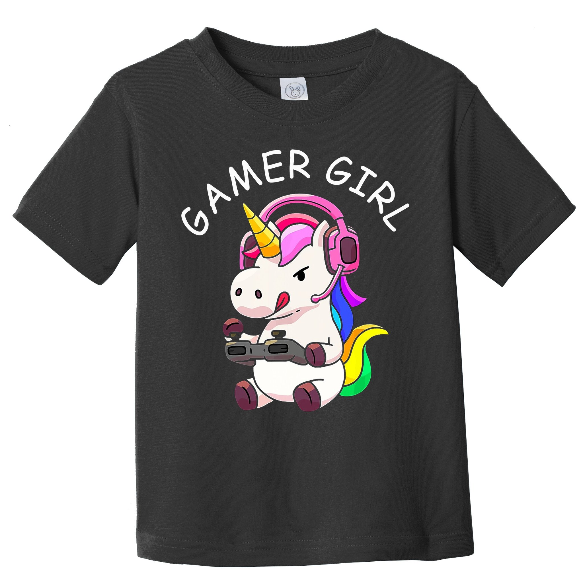 Gamer Girl Unicorn Gaming Cute Video Game Gift Women Toddler T-Shirt