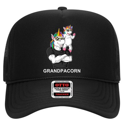 Grandpacorn Grandpa Unicorn Trucker Hat