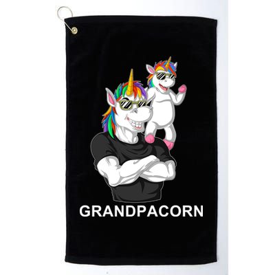 Grandpacorn Grandpa Unicorn Golf Towel