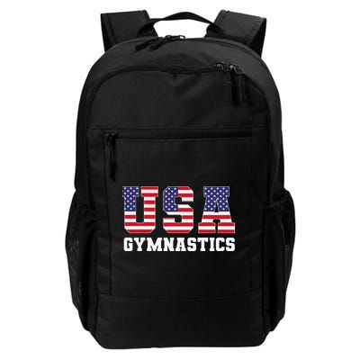 Gymnast Gymnastics Usa American Flag 4th Of July Backpack