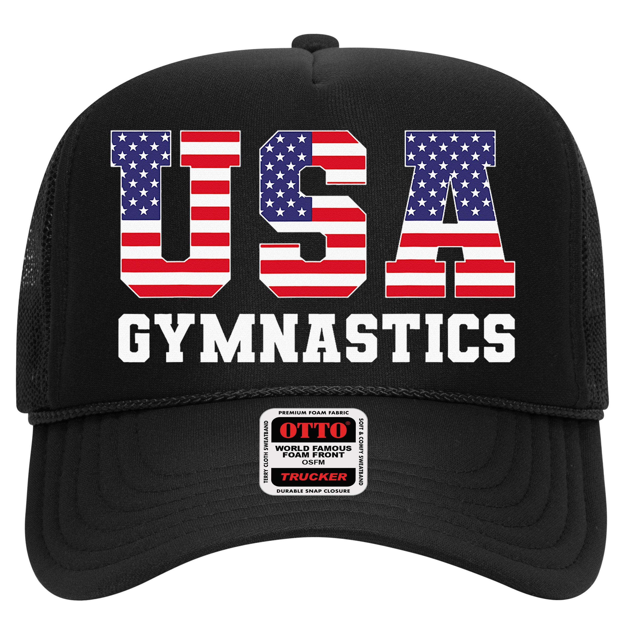 Gymnast Gymnastics Usa American Flag 4th Of July Hat
