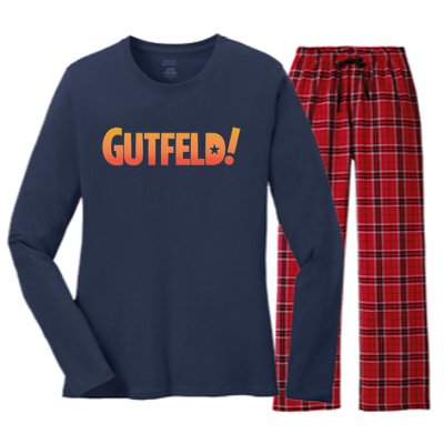 Gutfeld Women's Long Sleeve Flannel Pajama Set 