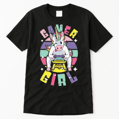 Gamer Girl Unicorn Tall T-Shirt