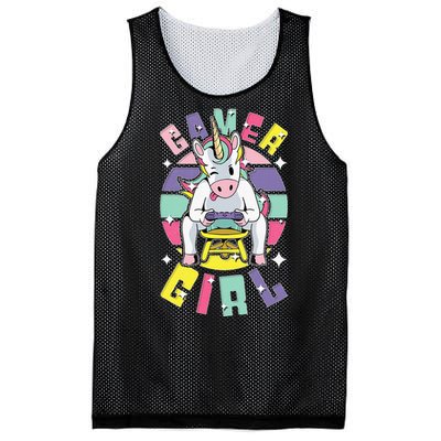 Gamer Girl Unicorn Mesh Reversible Basketball Jersey Tank