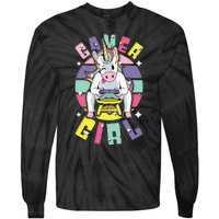 Gamer Girl Unicorn Tie-Dye Long Sleeve Shirt