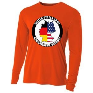 Grafenwoehr Germany United States Army Military Veteran Gift Cooling Performance Long Sleeve Crew