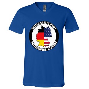 Grafenwoehr Germany United States Army Military Veteran Gift V-Neck T-Shirt