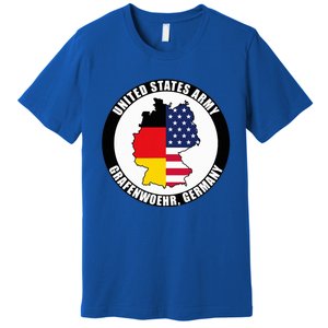 Grafenwoehr Germany United States Army Military Veteran Gift Premium T-Shirt