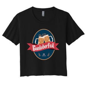 Guntoberfest Women's Crop Top Tee